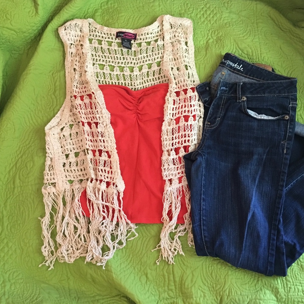 Knit vest